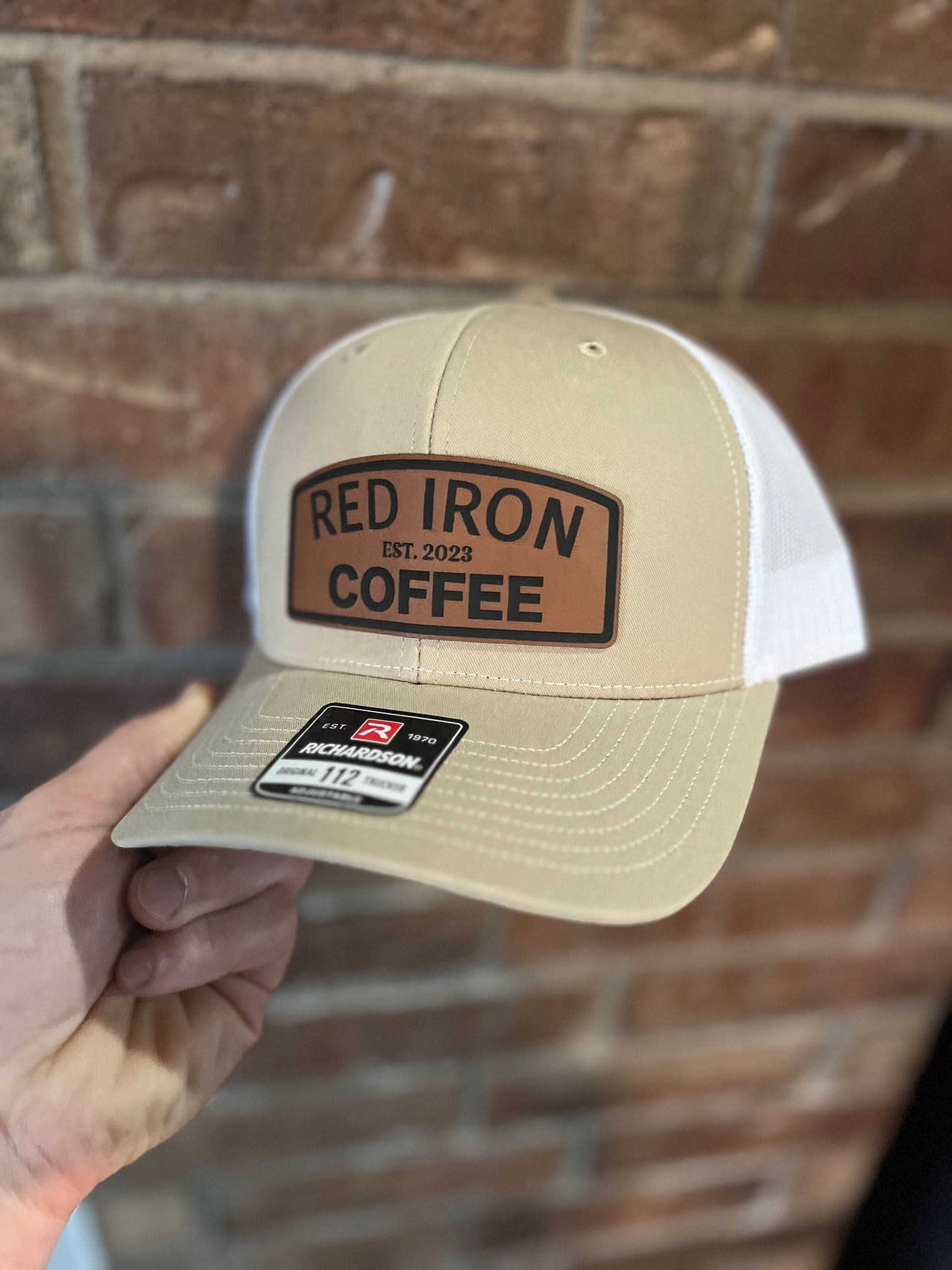 Red Iron Coffee Richardson 112 Hat - Beige